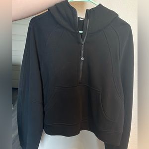 NWOT Lululemon Half Zip Hoodie - Black - Size M/L